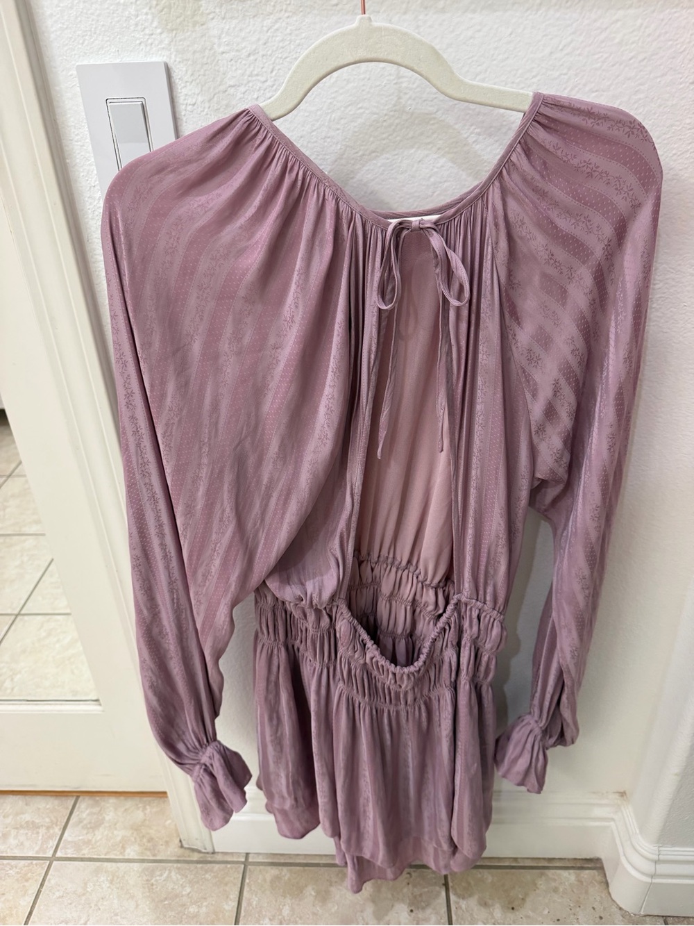 NEW Tularosa Open Back Smocked Dress - Picture 10 of 16
